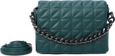 Ines Delaure Chain Bag - ketting handtas pin/groen
