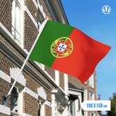 Portugese vlag 100x150cm - Spunpoly