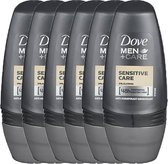 Dove men+care Deo roll-on - Sensitive care - 6 x 50ml
