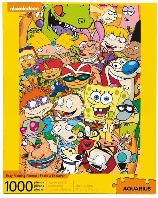 Afbeelding van het spel Nickelodeon - Jigsaw Puzzle - Cast (1000 pieces)