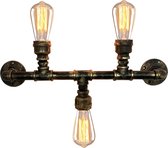 OHNO - Woonaccessoires - Gemini Wandlamp - Zwart - Tijdloos - Modern - Industrieël