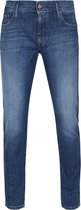 Alberto - Slim Organic Denim Dark Blue - Heren - Maat W 32 - L 32 - Slim-fit