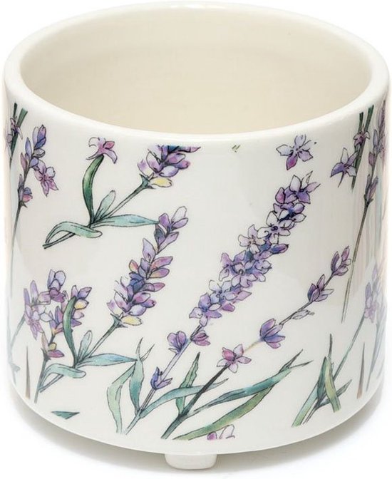 Lavendel Velden Keramiek Binnen Plantpot/Bloempot - Small 7cm