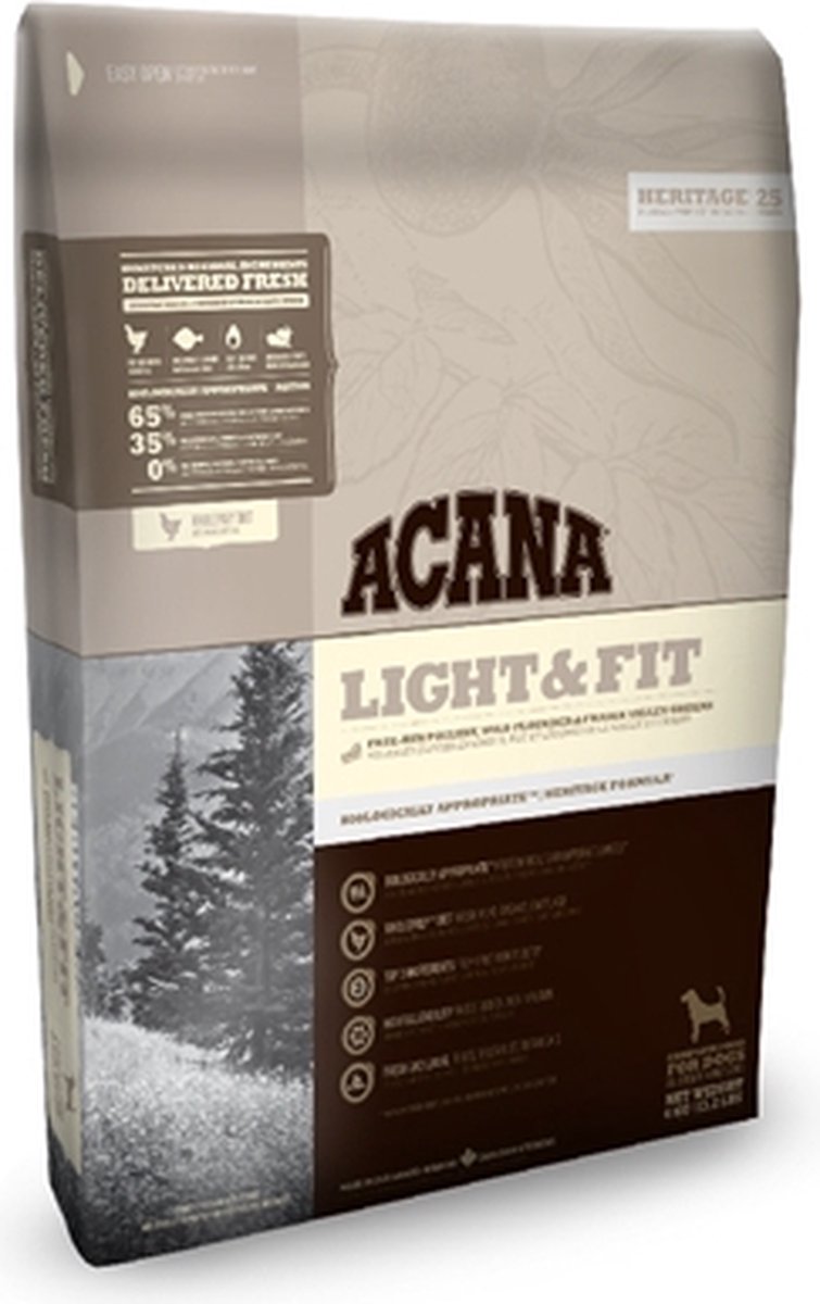 Acana Heritage Light & Fit Dog 6 kg - Hond