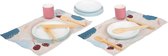 Servies - houten servies speelgoed - inclusief bekers en bestek - met placemat - rollenspel
