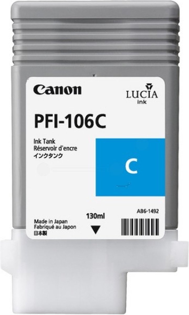 6622B001 CANON PFI106C IPF ink cyan