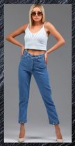 Dames jeans donker blauw maat 44