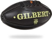 GILBERT VINTAGE Rugbybal - Mini-maat - Leer - Zwart