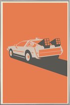 JUNIQE - Poster met kunststof lijst Back to the Future -