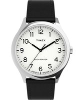 Timex Easy Reader TW2U22100 Horloge - Leer - Zwart - Ø 40 mm