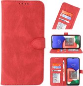Wicked Narwal | Wallet Cases Hoesje voor Samsung Samsung Galaxy A12 / Nacho Rood