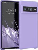 kwmobile telefoonhoesje voor Google Pixel 6 Pro - Hoesje met siliconen coating - Smartphone case in lavendel