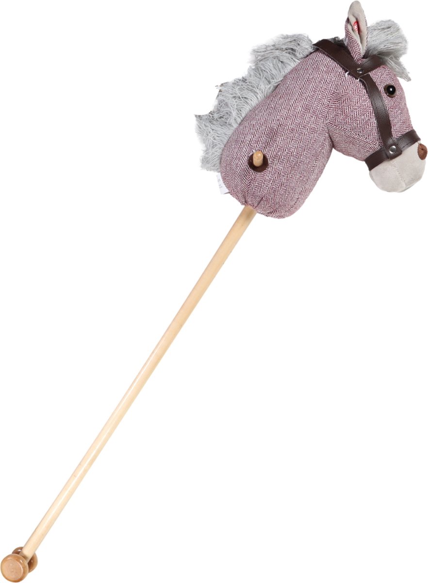 Tryco Stokpaard met Geluid - Hobby Horse - Milo - Roze - Stokpaarden - Stokpaardje speelgoed
