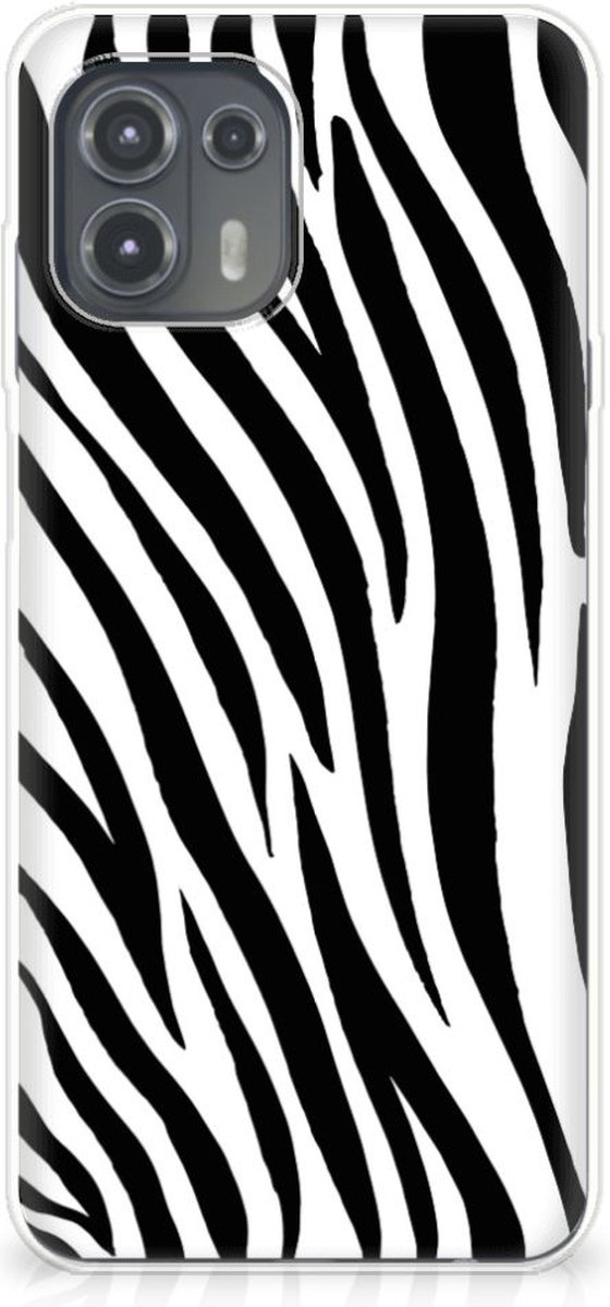 Motorola Edge 20 Lite TPU Hoesje Zebra