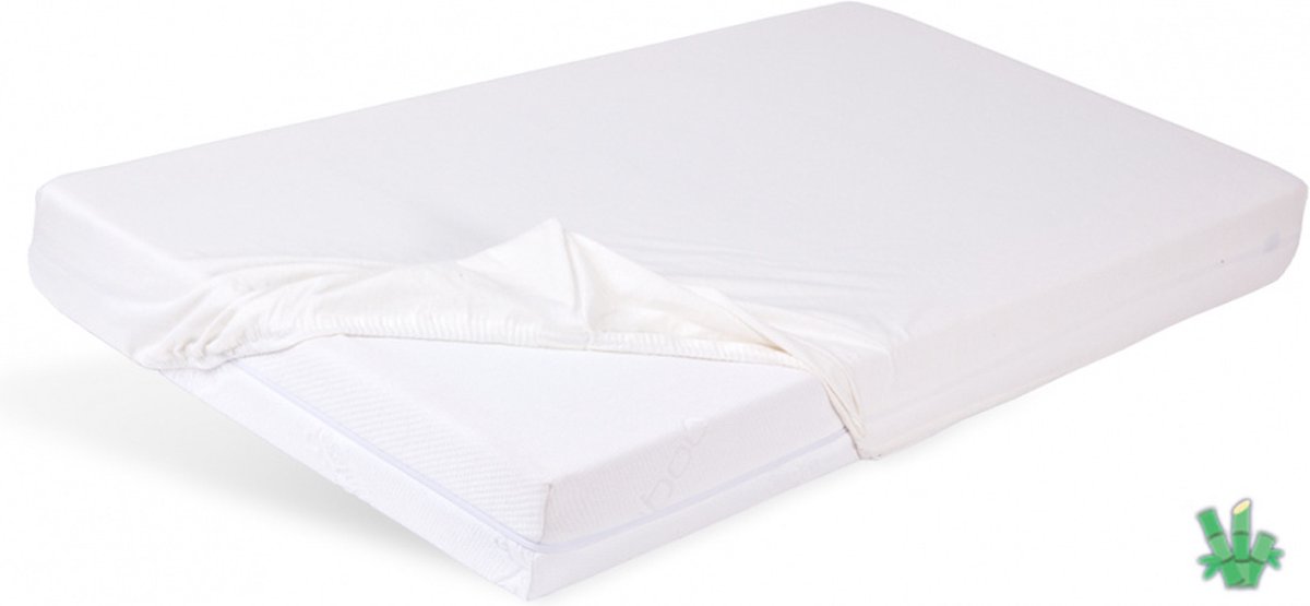 Babymatex Juniorhoeslaken Bamboo White 70x140cm