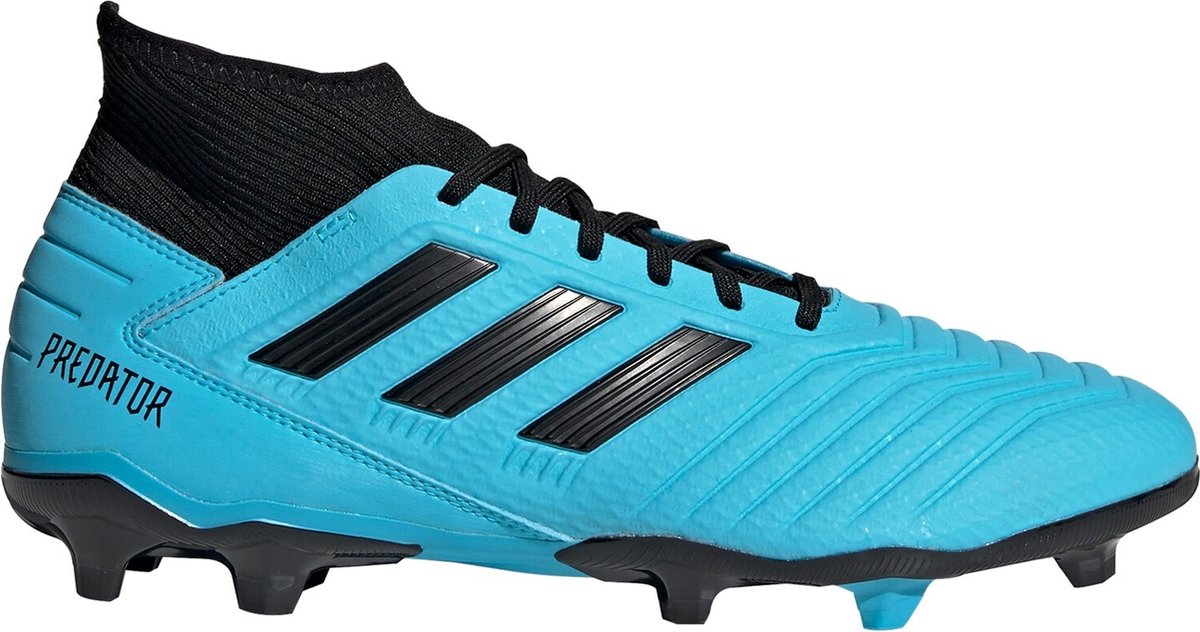 adidas - Predator 19.3 FG - Blauwe voetbalschoen - 41 1/3 - Blauw - adidas
