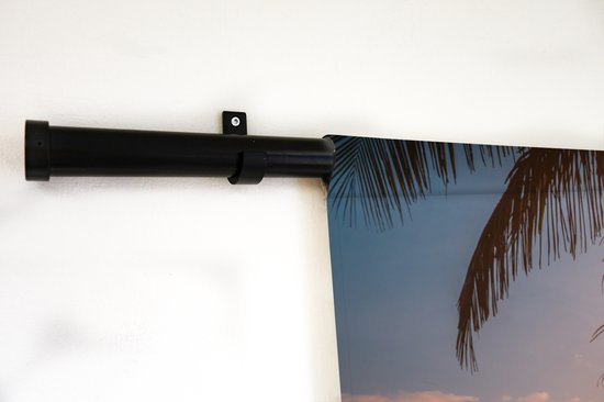 Tenture murale - Tissu mural - Été - Coucher de soleil - Hamac - 150x100 cm - Tapisserie