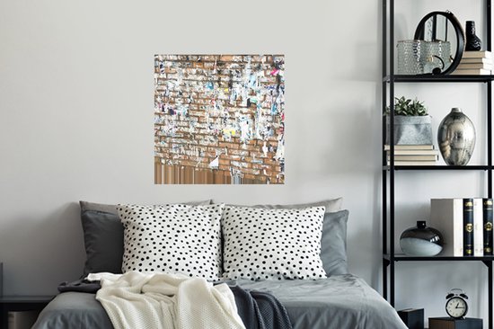 Stickers Stickers muraux - Brique - Mur - Affiche - 50x50 cm - Film adhésif