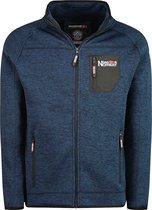 Fleece Vest Heren Blauw Met Borstzakje Geographical Norway - XL