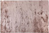 OZAIA Kleed shaggy DOLCE Taupe met beige weerschijn - polyester - 140*200 cm L 200 cm x H 4 cm x D 140 cm