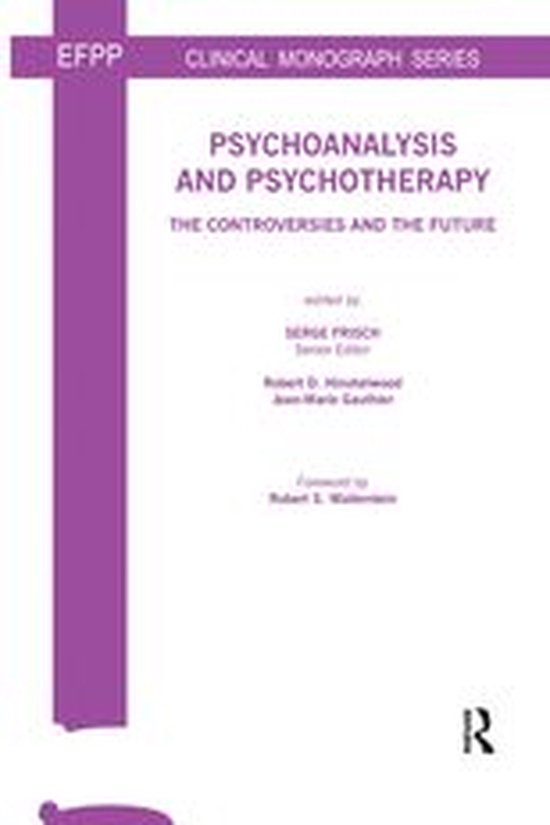 The EFPP Monograph Series - Psychoanalysis and Psychotherapy - cover
