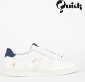 Dames Sneaker Medal - Wit/Denim Blauw