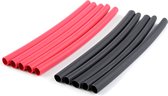 Revtec - Krimpkous 3.2mm - Rood + Zwart - 10 st