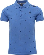 Common Heroes 2211-8405-163 Jongens  Shirt - Maat 110/116 - Blauw vanKatoen