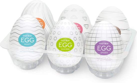 Tenga Egg - 6 Stuks - Wit