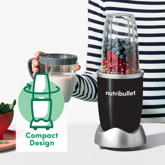 Nutribullet Original Blender - 600 Watt - 8-delig - Zwart