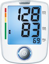 Beurer BM 44 Basic XL Bloeddrukmeter bovenarm - Aanbevolen door de Hartstichting - XL verlicht display - Manchet 22-30 cm - Klinisch gevalideerd - HealthManager Pro app - Onregelmatige hartslag - 5 jaar garantie
