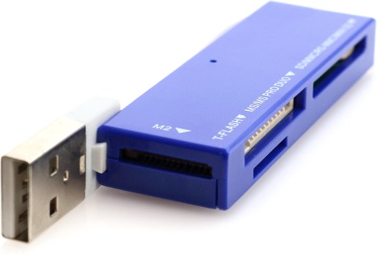 Acheter Lecteur de cartes mémoire portable 4 en 1 USB 2.0 pour carte  SD/TF/T-Flash/M2