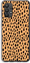 CaseCompany® - Galaxy A32 4G hoesje - Panter - Soft Case / Cover - Bescherming aan alle Kanten - Zijkanten Transparant - Bescherming Over de Schermrand - Back Cover