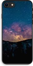 CaseCompany® - iPhone SE 2020 hoesje - Travel to space - 100% Biologisch Afbreekbaar - Duurzaam - Biodegradable Soft Case - Milieuvriendelijke Print op Achterkant - Zwarte Zijkanten - Bescher