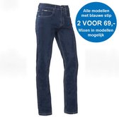 Brams Paris - Heren Jeans - Lengte 36 - Stretch  - Burt - Dark Denim