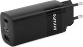 PHILIPS - Bloc de charge USB - DLP2681/03 - 230V - USB-A, USB-C1 et USB-C2 - Power - Charge rapide - Zwart