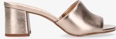 Tango | Brooklynn 1-l platino gold leather mule - covered heel/sole | Maat: 42