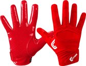 Cutters | American Football | S451 Receiver Handschoenen Solid | Volwassenen | Rood | X-Large