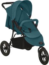 vidaXL Kinderwagen staal groen