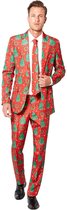 Suitmeister Mr. Kerstboom - Mannen Kerst Kostuum - Kerstpak - Kerst Outfit - Gekleurd - Kerst - Maat S