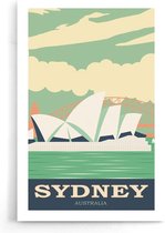 Walljar - Australië Sydney - Muurdecoratie - Poster