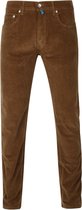 Pierre Cardin - Lyon Voyage Corduroy Broek Bruin - W 32 - L 34 - Modern-fit