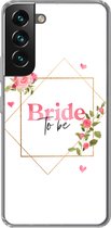 Coque Samsung Galaxy S22 Plus - Mariée - Fleurs - Mariage - Siliconen