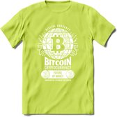 Bitcoin Future - Crypto T-Shirt Kleding Cadeau | Dames / Heren / Unisex | Bitcoin / Ethereum shirt | Grappig Verjaardag kado | Tshirt Met Print | - Groen - M