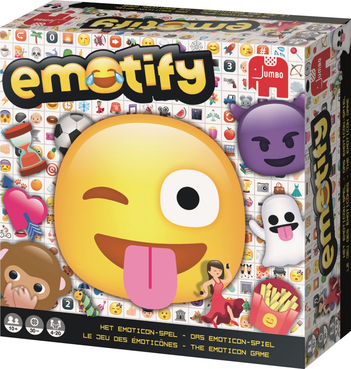 Smash Kan worden genegeerd Onrecht Jumbo Emotify - Emoji Spel - Bordspel | Games | bol.com