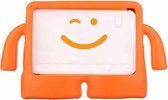 Geschikt Voor: Samsung Galaxy Tab A7 Lite T220 Kidsproof Kinderhoes voor kinderen met handvaten - Oranje
