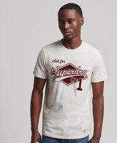 Superdry Heren tshirt Vintage Collegiate T-shirt met geschreven tekst