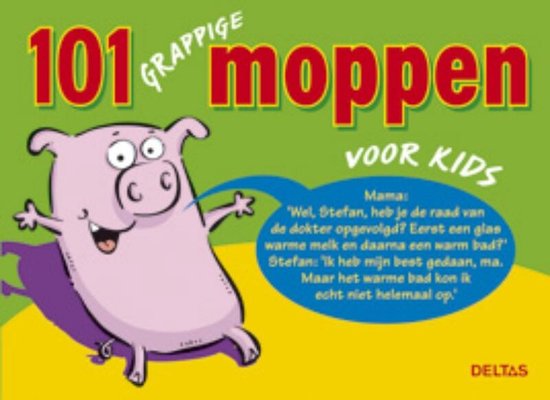 Cover van het boek '101 grappige moppen voor kids' van J. de Jager