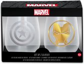 Marvel - Avengers Crystal Glasses 2-Pack