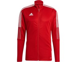 adidas - Tiro 21 Track Jacket - Voetbaltrainingsjack - S - Rood